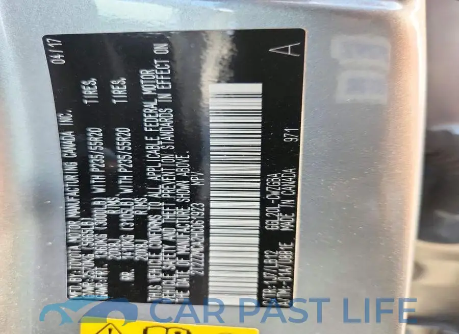 2T2ZZMCA2HC061923# 14