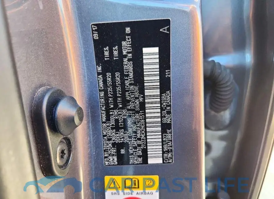 2T2ZZMCA2HC081511# 14