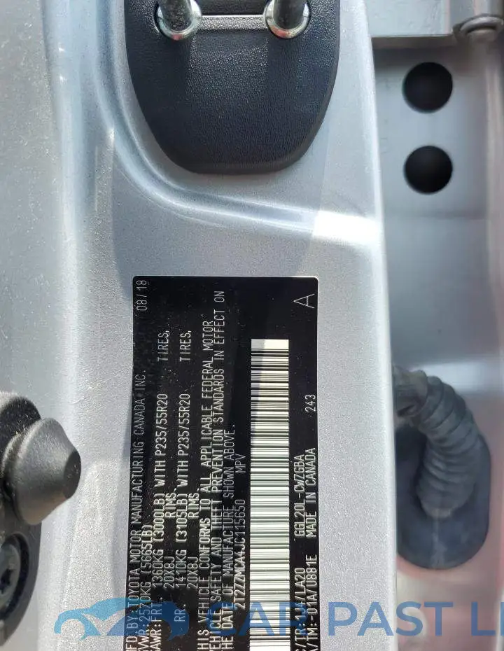 2T2ZZMCA4JC115650# 14