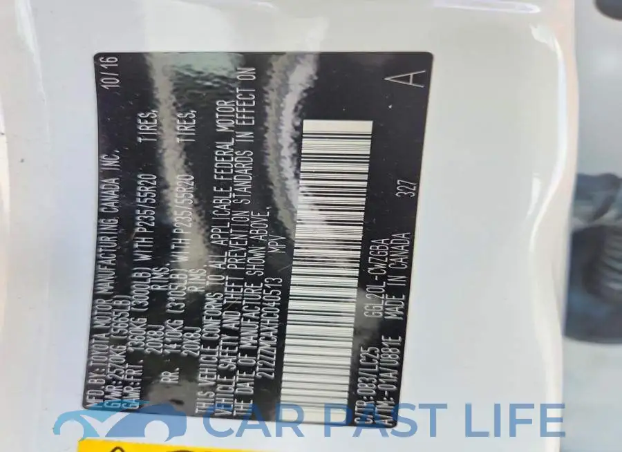 2T2ZZMCAXHC040513# 13