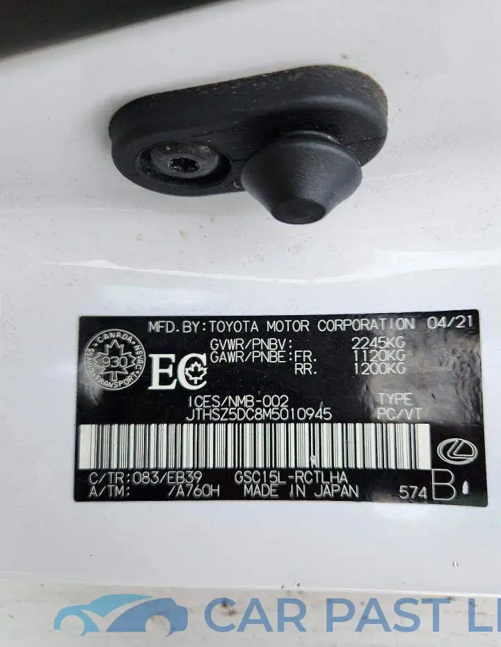 JTHSZ5DC8M5010945# 13