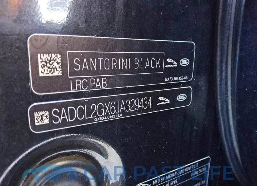 SADCL2GX6JA329434# 14