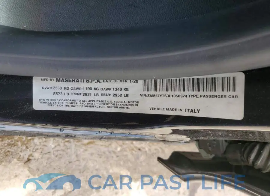 ZAM57YTS3L1350374# 13