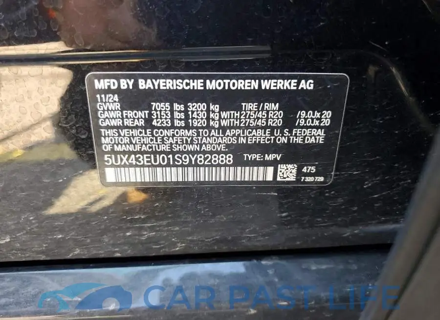 5UX43EU01S9Y82888# 13