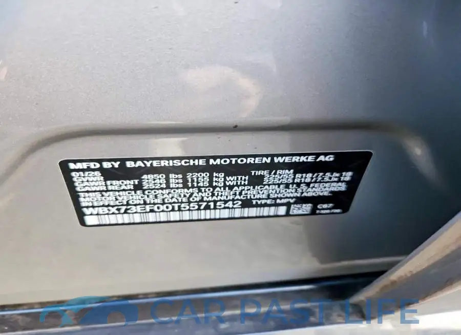 WBX73EF00T5571542# 13