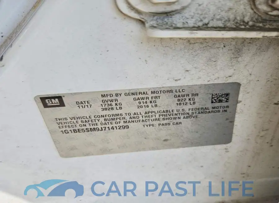 1G1BE5SM9J7141299# 12