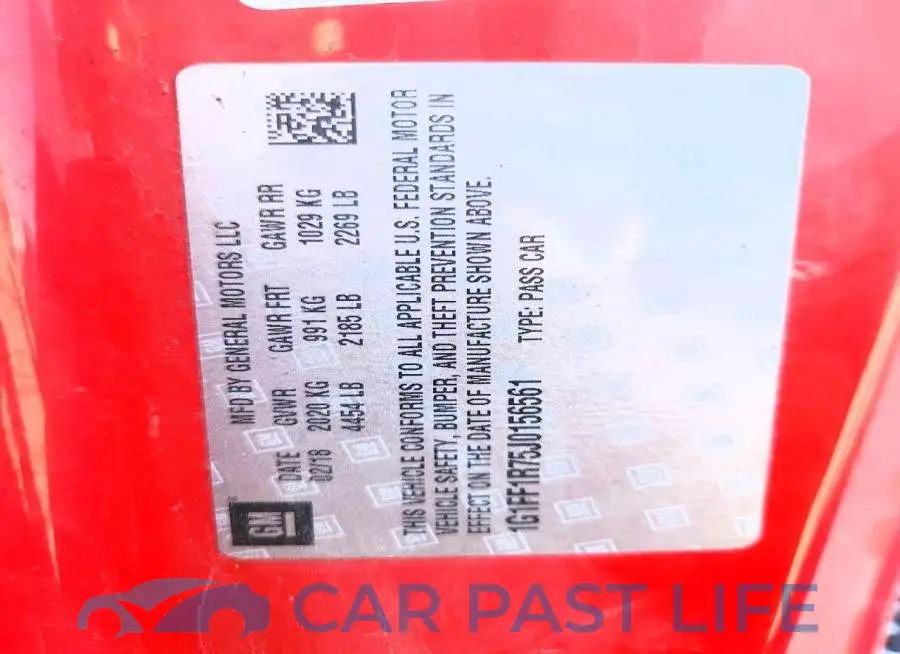 1G1FF1R75J0156561# 12