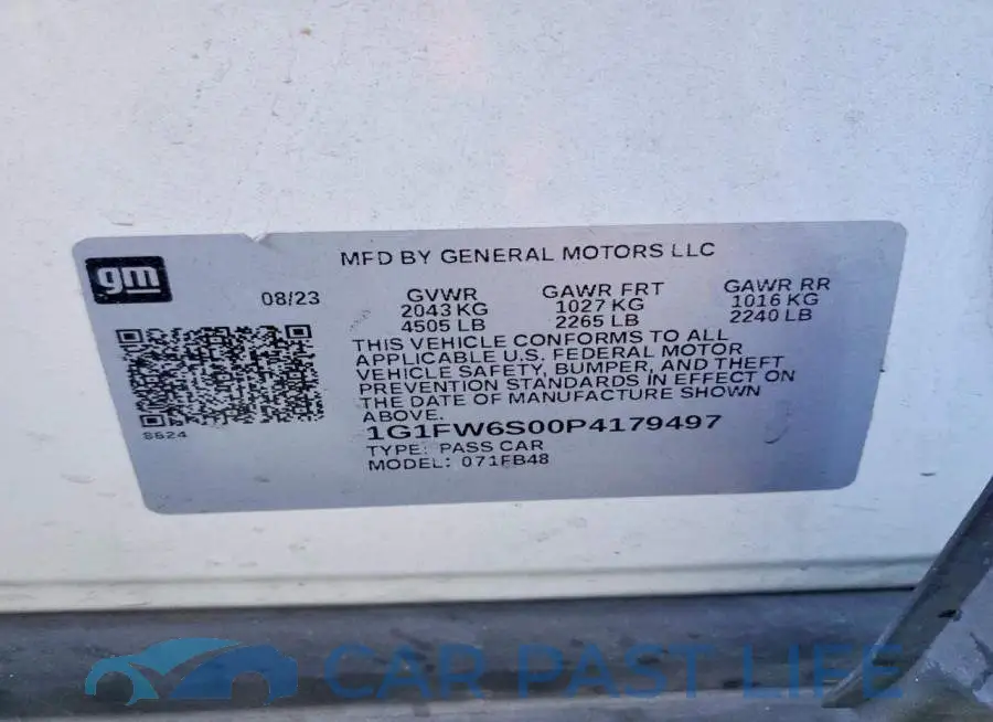1G1FW6S00P4179497# 14