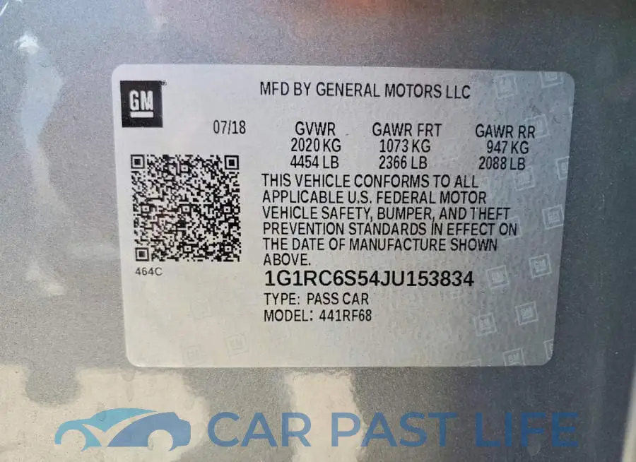1G1RC6S54JU153834# 12