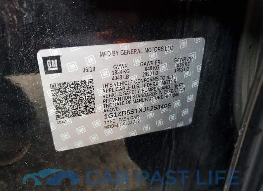 1G1ZB5STXJF253405# 12