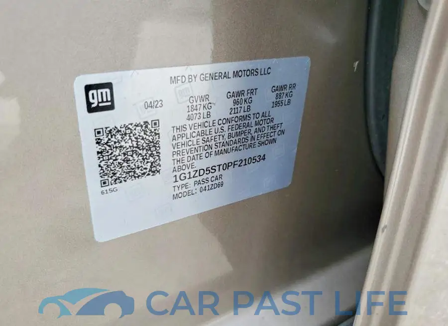 1G1ZD5ST0PF210534# 12