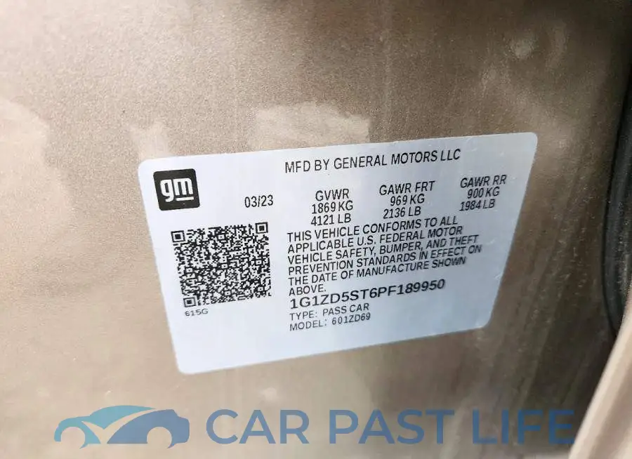 1G1ZD5ST6PF189950# 12