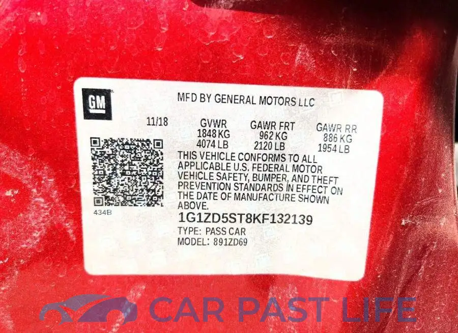 1G1ZD5ST8KF132139# 12