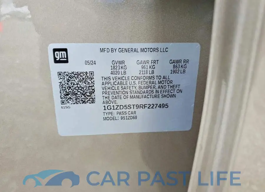 1G1ZD5ST9RF227495# 12