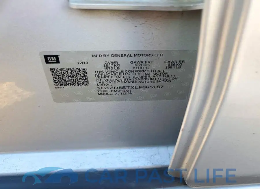 1G1ZD5STXLF065187# 12