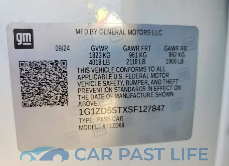 1G1ZD5STXSF127847# 12
