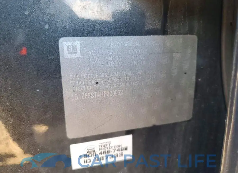 1G1ZE5ST4HF220952# 12