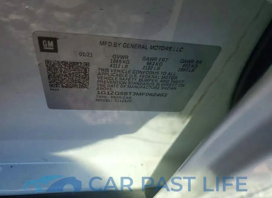 1G1ZG5ST3MF062463# 12