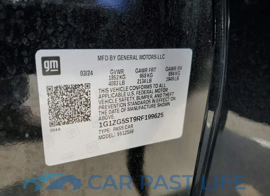 1G1ZG5ST9RF199625# 12