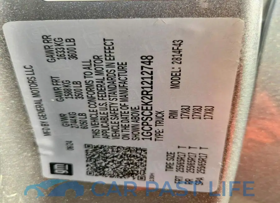 1GCPSCEK2R1212748# 13