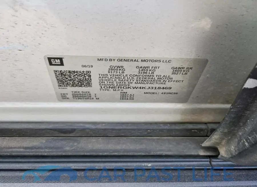 1GNERGKW4KJ318469# 13