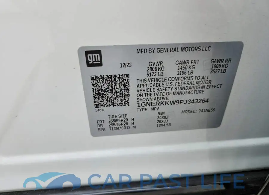 1GNERKKW9PJ343264# 14