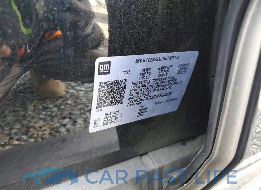 1GNS6CKD8TR204898# 13