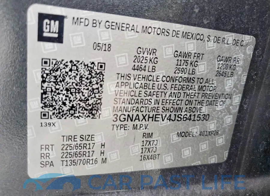 3GNAXHEV4JS641530# 13