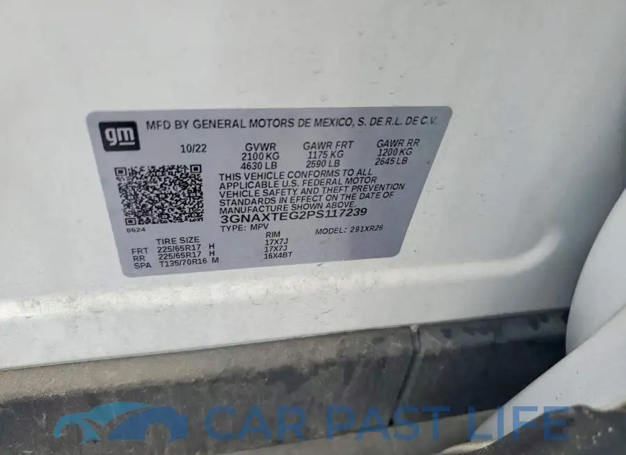 3GNAXTEG2PS117239# 14