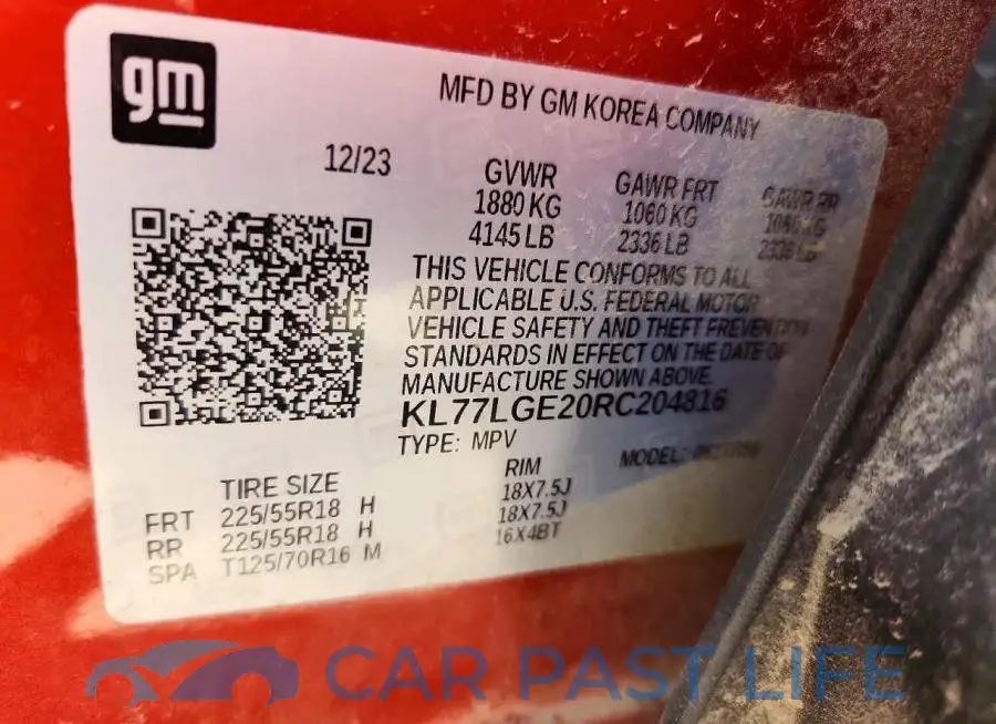 KL77LGE20RC204816# 14