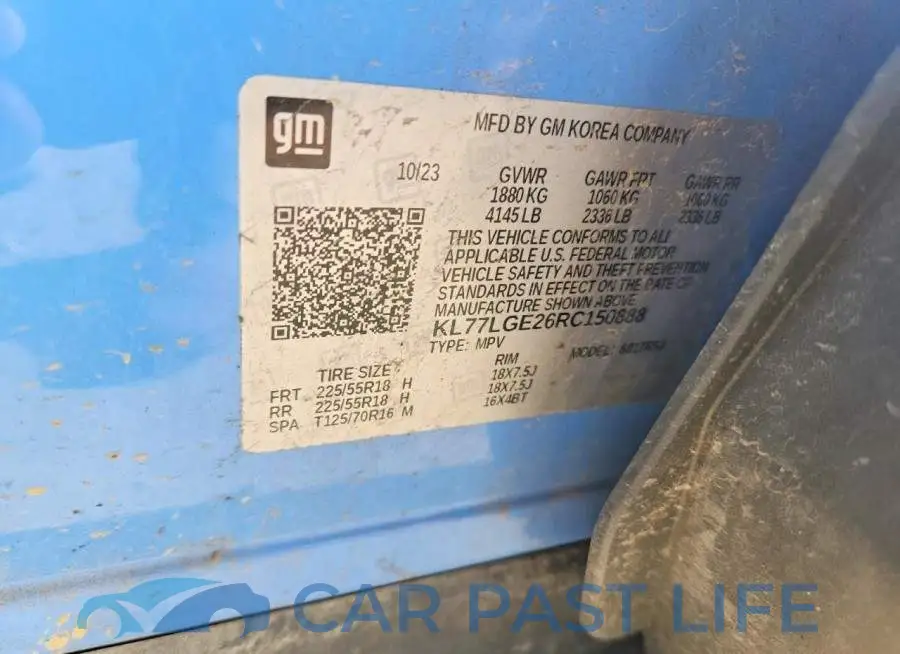 KL77LGE26RC150888# 13