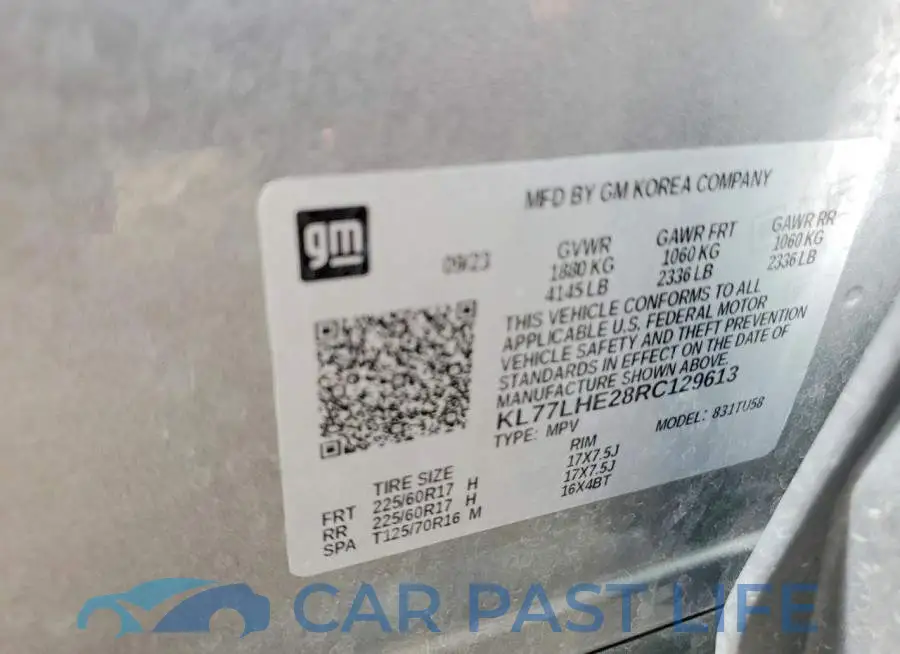 KL77LHE28RC129613# 13