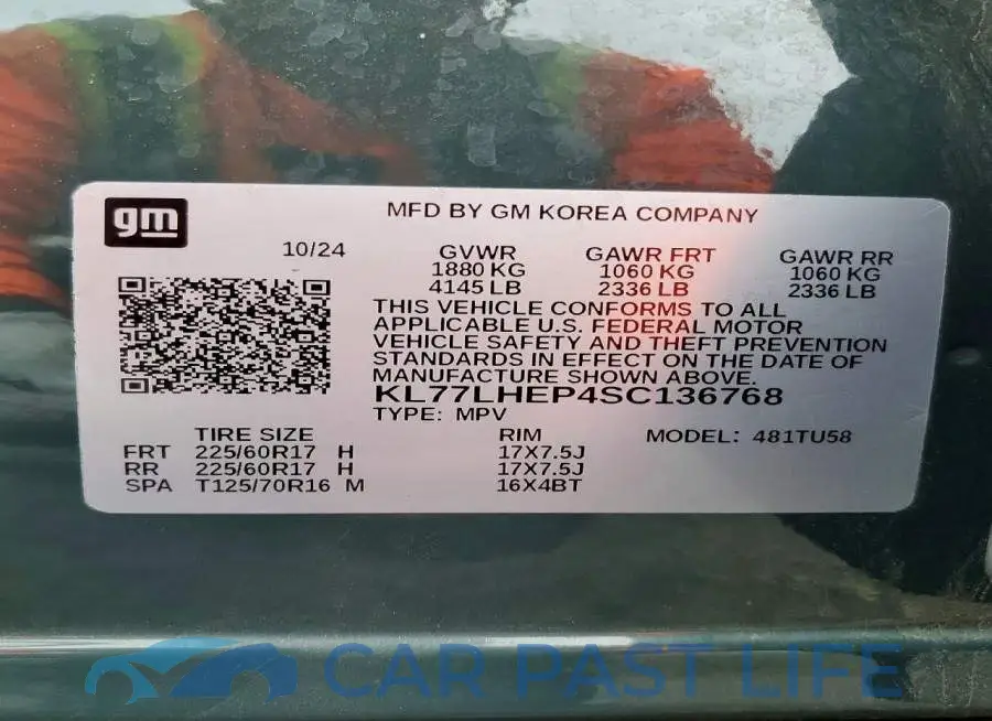 KL77LHEP4SC136768# 13