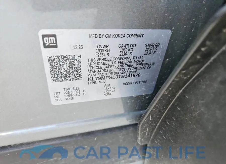 KL79MPSL0TB141670# 14