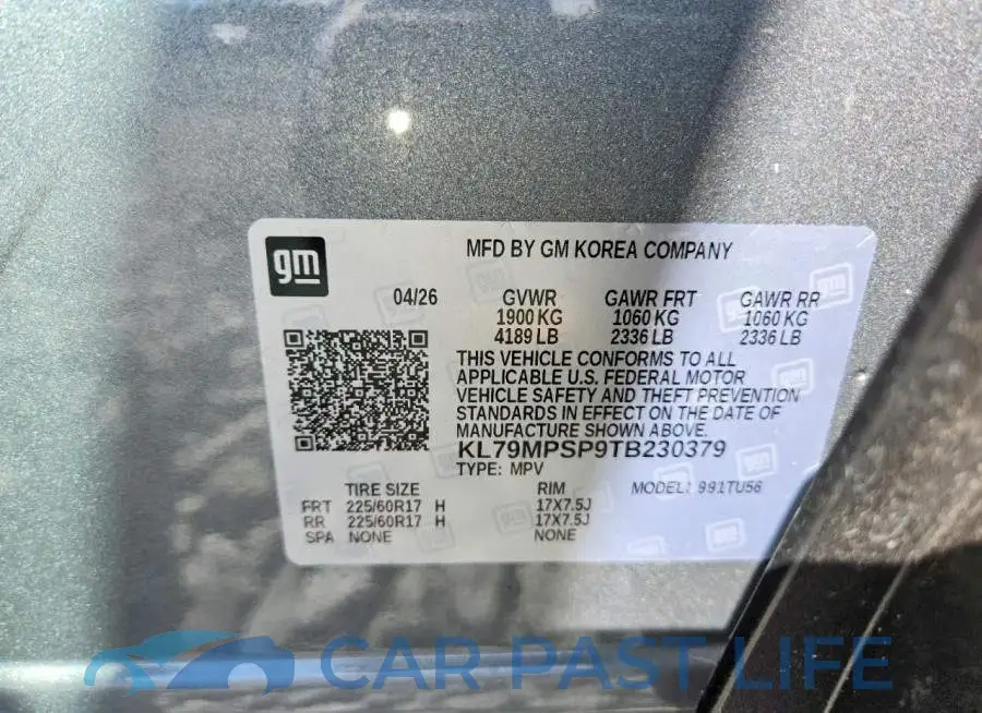 KL79MPSP9TB230379# 13