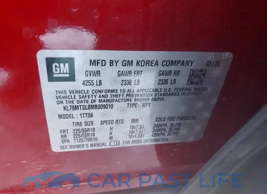 KL79MTSL8MB009010# 14