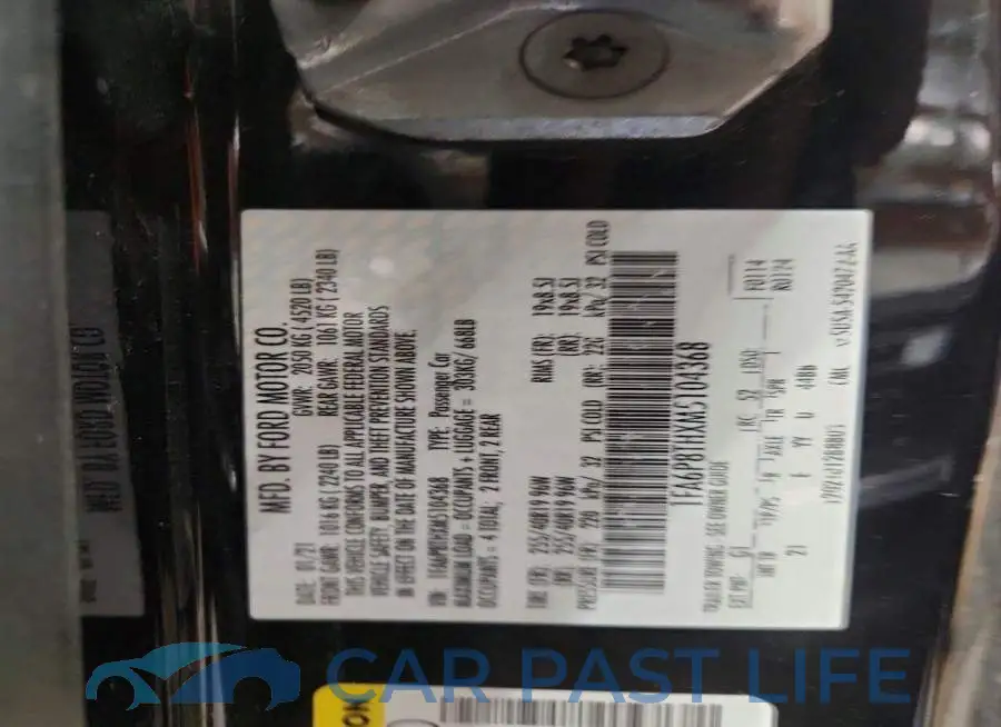 1FA6P8THXM5104368# 13