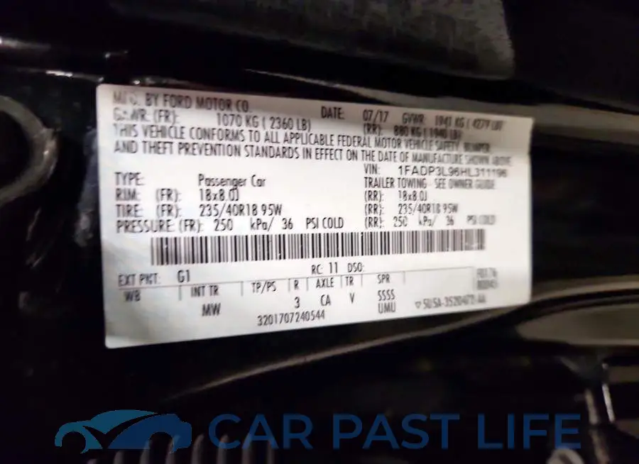 1FADP3L96HL311196# 12