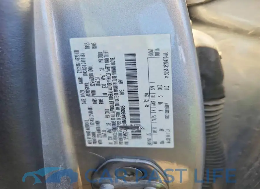 1FMCU0LZ8MUA66995# 12