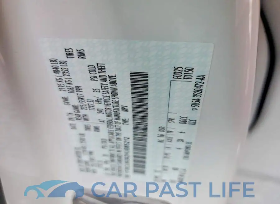 1FMCU9G92HUB85212# 14