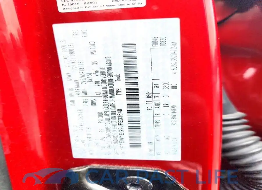 1FTEW1EG9JFE33640# 13