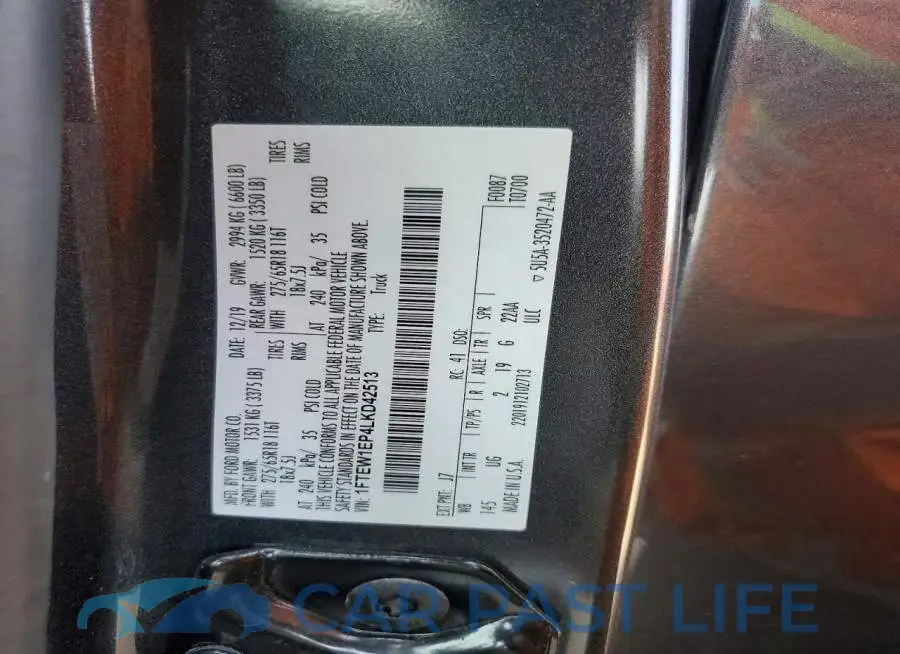 1FTEW1EP4LKD42513# 12