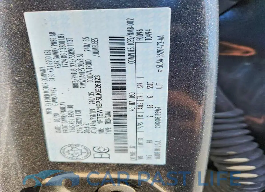 1FTEW1EP5LKE26923# 12