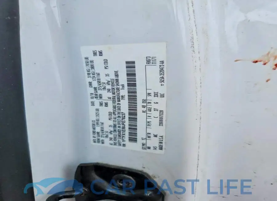 1FTFX1E59JFE78237# 13