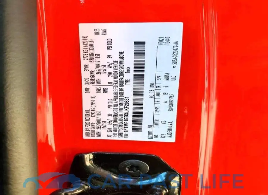 1FTMF1EBXLKF20831# 12