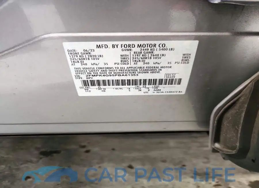 2FMPK4G95PBA61353# 13