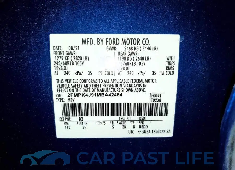 2FMPK4J91MBA42464# 13