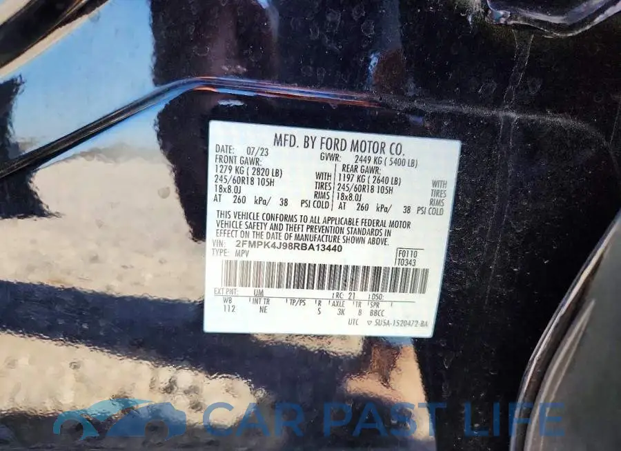 2FMPK4J98RBA13440# 14