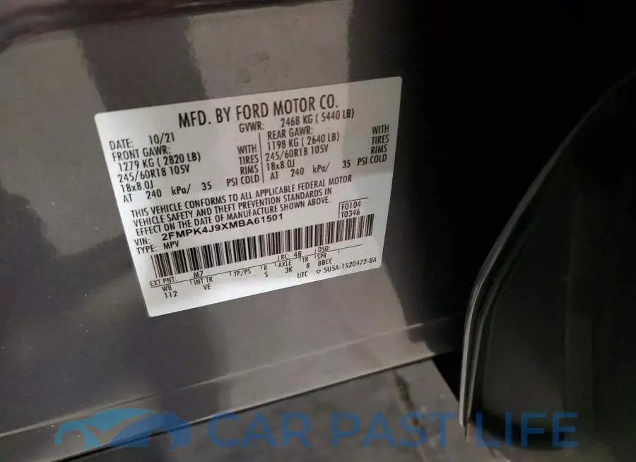 2FMPK4J9XMBA61501# 13