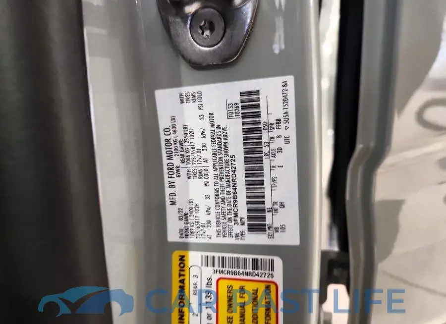 3FMCR9B64NRD42725# 14